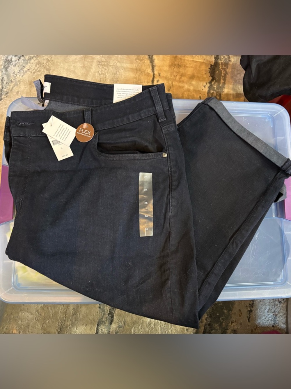 Lane Bryant Size 26 Super Stretch Curvy Fit Pedal Jeans NWT